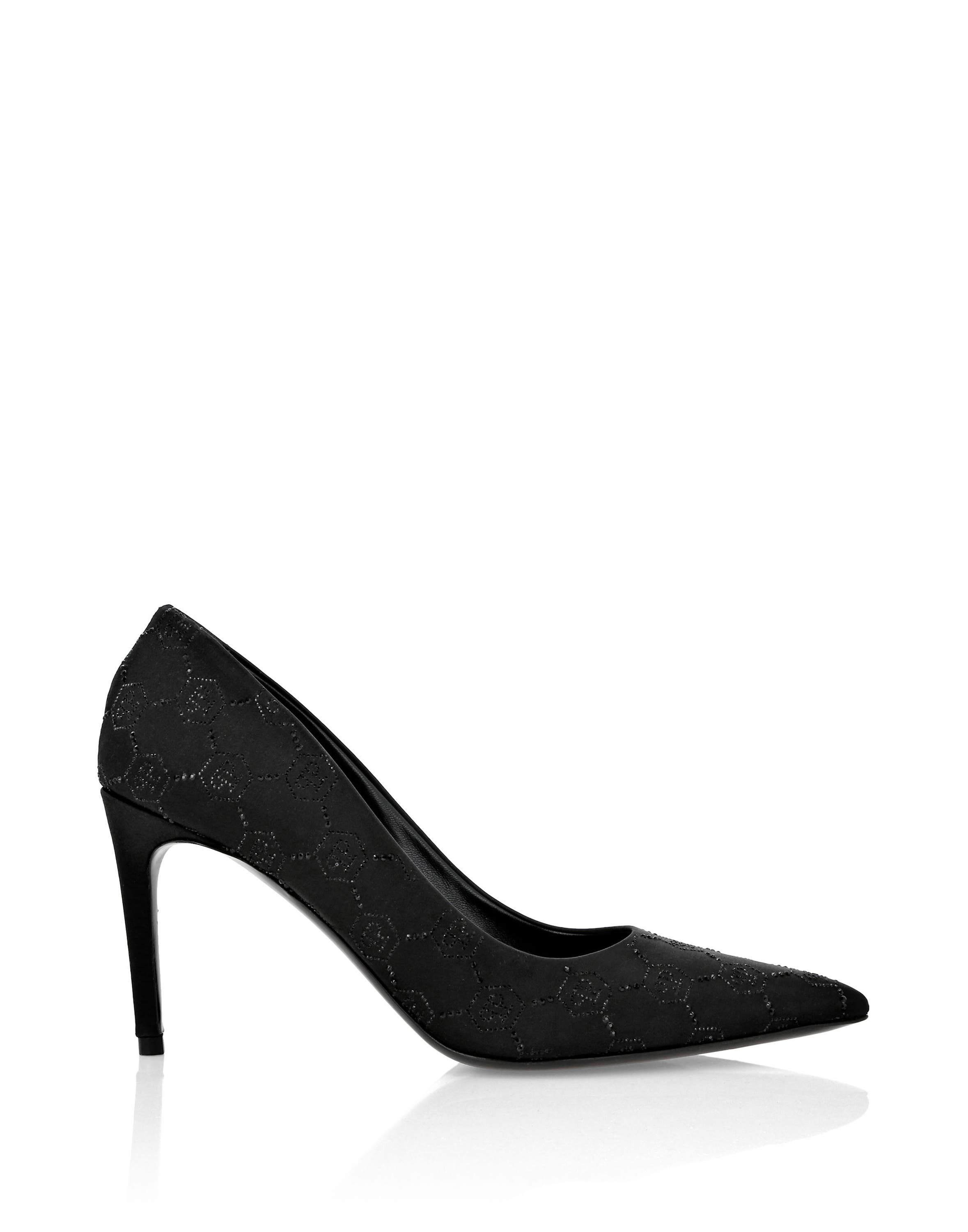 Pumps Monogram Women, Alternate, color, black/black