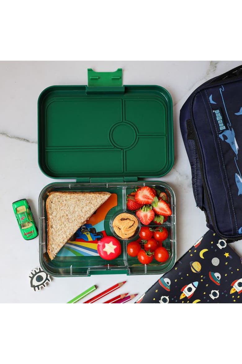 Tapas Sandwich-Friendly Leakproof Bento Box, Alternate, color, Greenwich Green