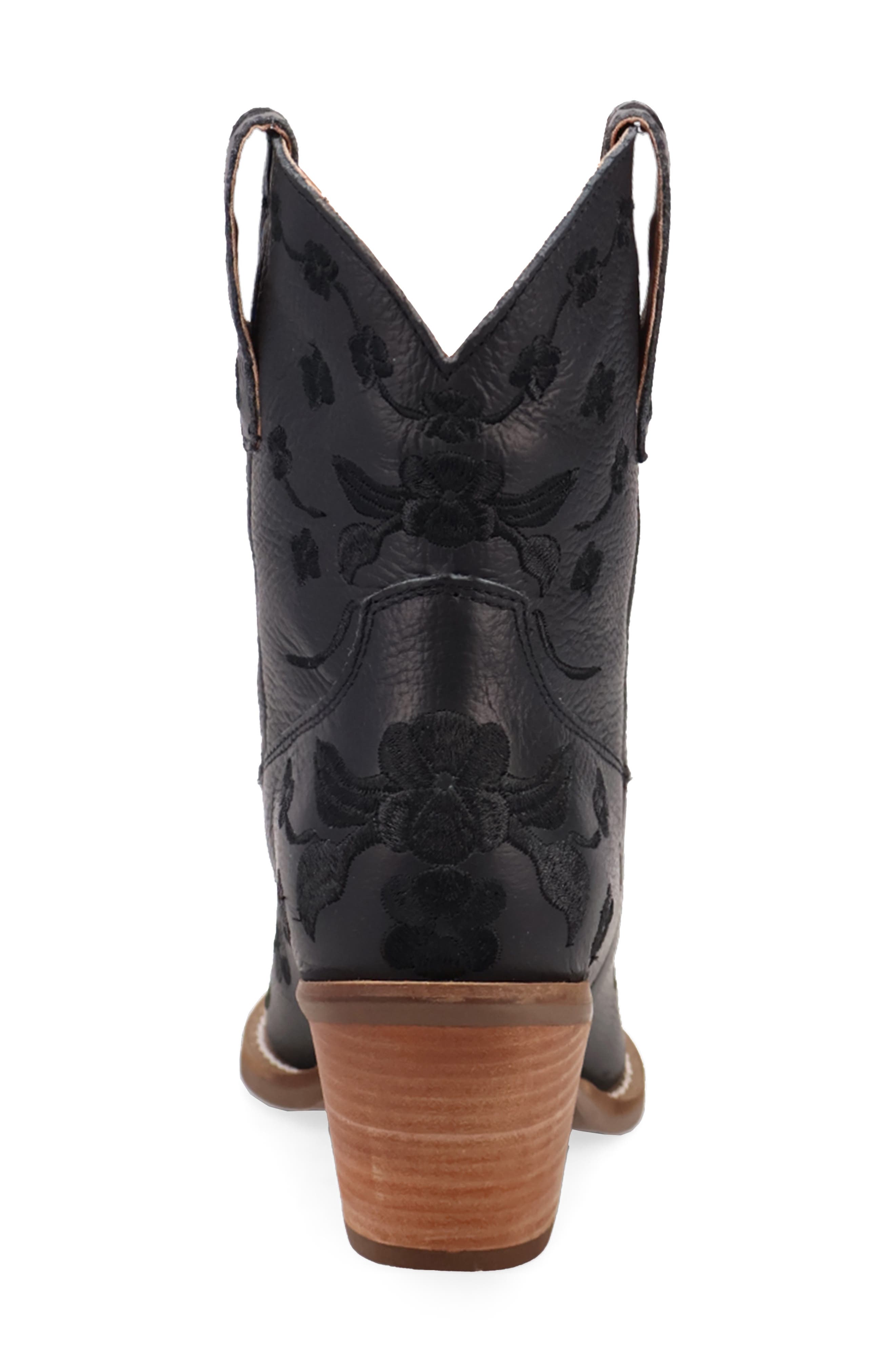Dingo Sweetheart Western Boot, Alternate, color, Black