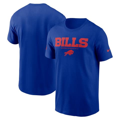 Men's Nike Royal Buffalo Bills Sideline Performance T-Shirt