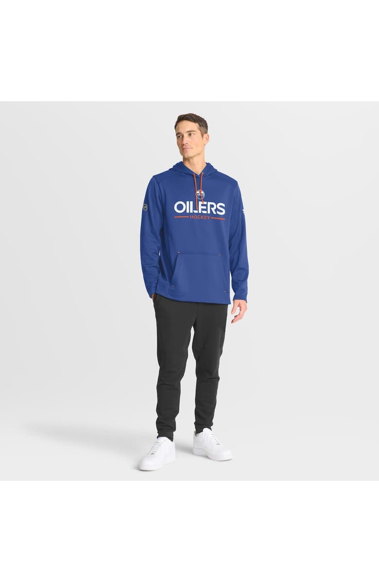 FANATICS Men's Fanatics Royal Edmonton Oilers Authentic Pro Rink Hoodie, Alternate, color, Royal
