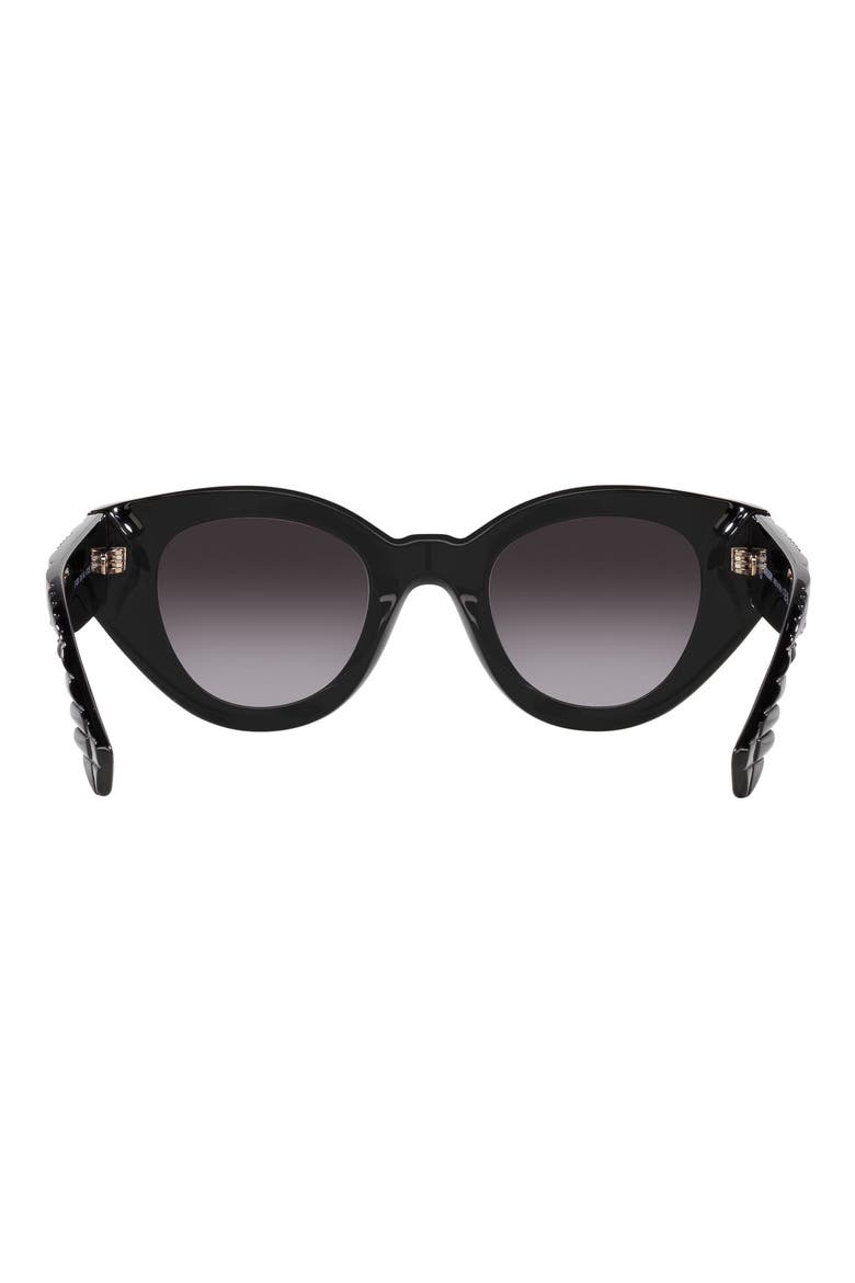 Briar 47mm Gradient Small Phantos Sunglasses, Alternate, color, BLACK