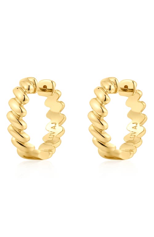 Luv Aj The Mini Snake Chain Hoop Earrings