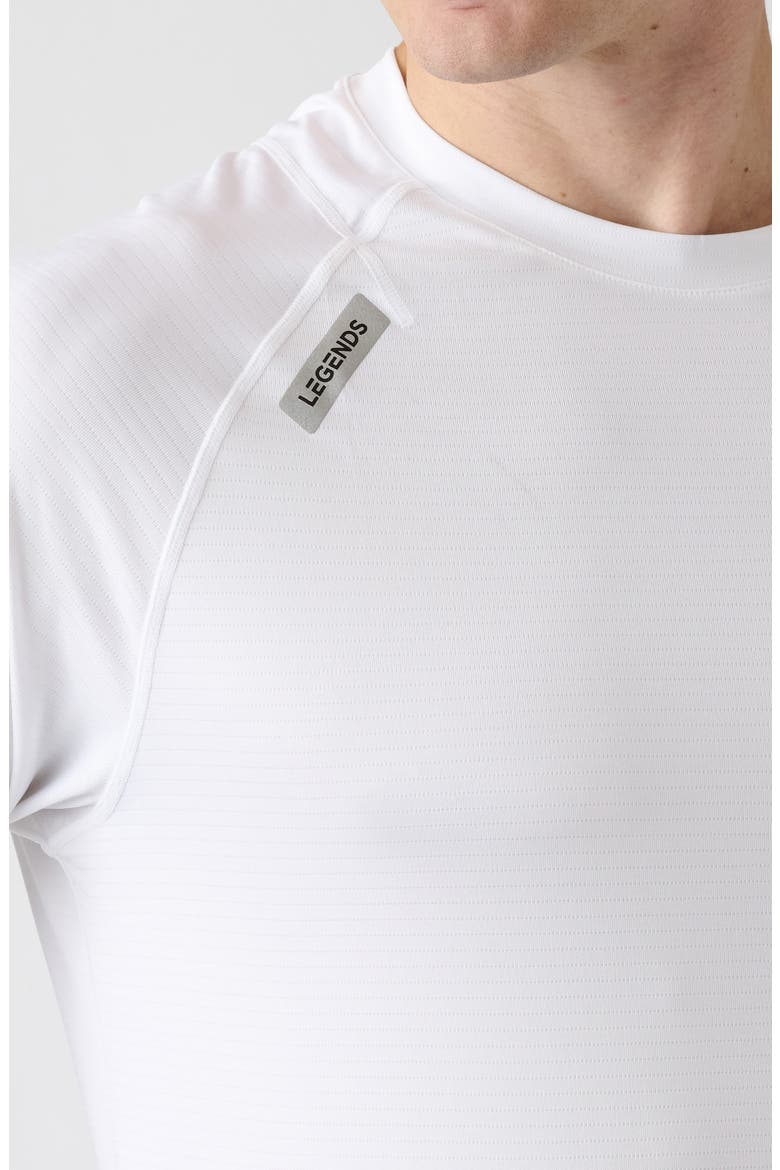 Enzo Performance Long Sleeve T-Shirt, Alternate, color, WHITE