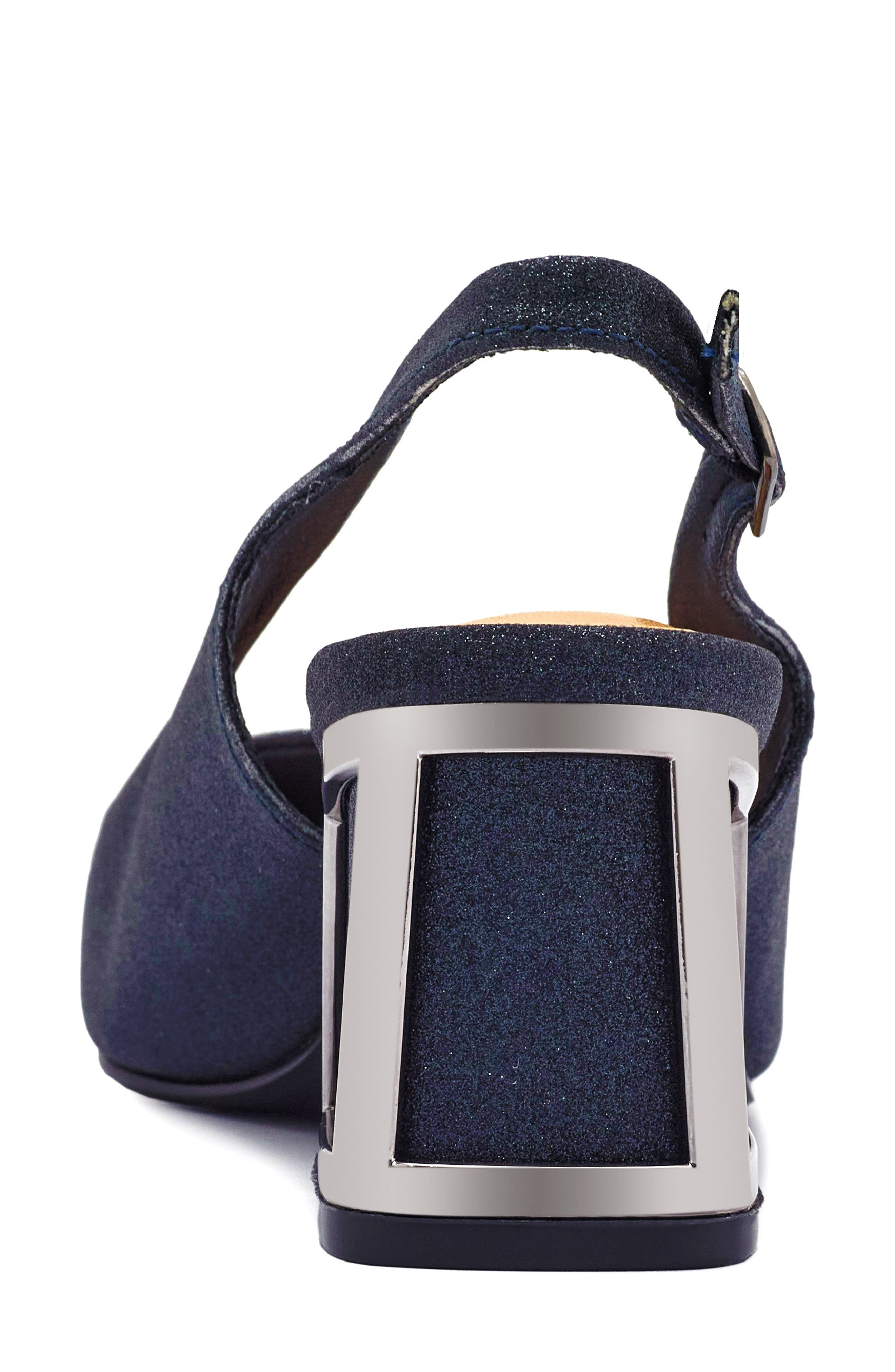 NINETY UNION Boca Slingback Pump, Alternate, color, Navy