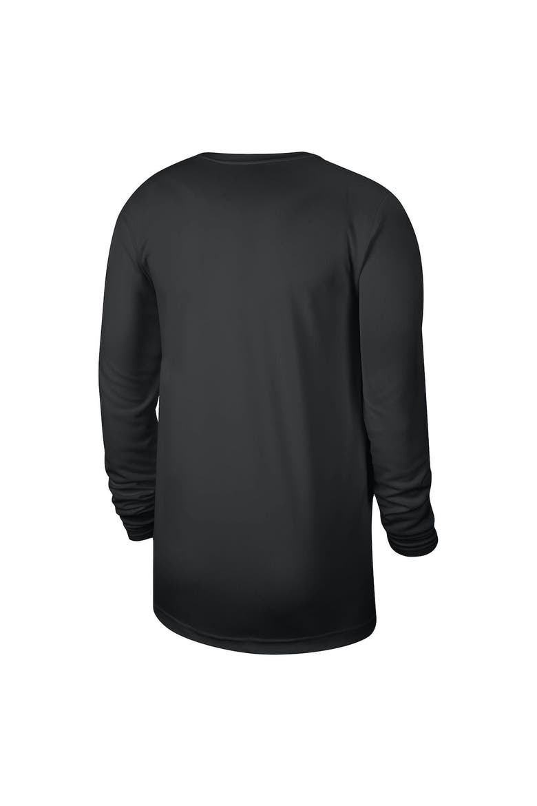 Unisex Nike Black Brooklyn Nets 2023/24 Legend On-Court Practice Long Sleeve T-Shirt, Alternate, color, Black