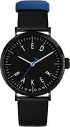 Ted Baker Gents Leather Strap Watch, 41mm