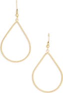 Karine Sultan Open Teardrop Earrings