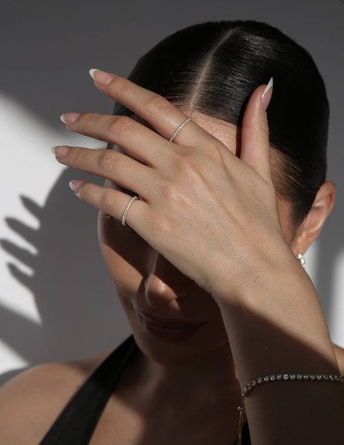 Rachelment Rr Micro Band In Silver