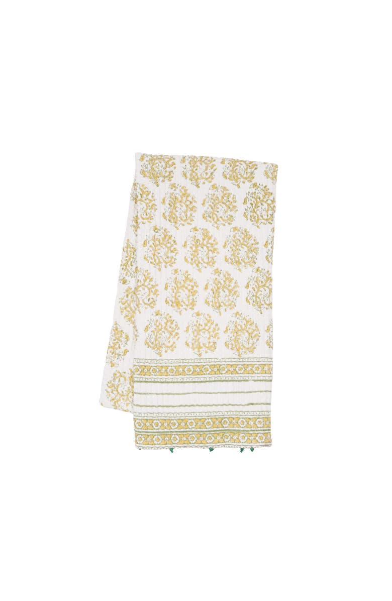 carol & frank Humphrey Succulent Towel, Main, color, Yellow