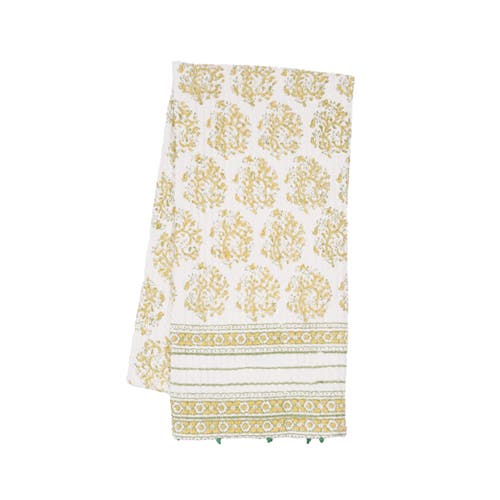 Carol & Frank Humphrey Succulent Towel In Yellow