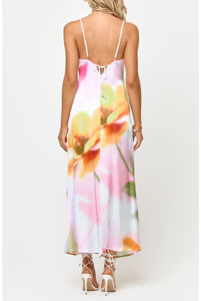 Gabby Floral Bias Cut Cotton Sateen Cover-Up Maxi Dress, Alternate, color, SOFT FOCUS FLORAL