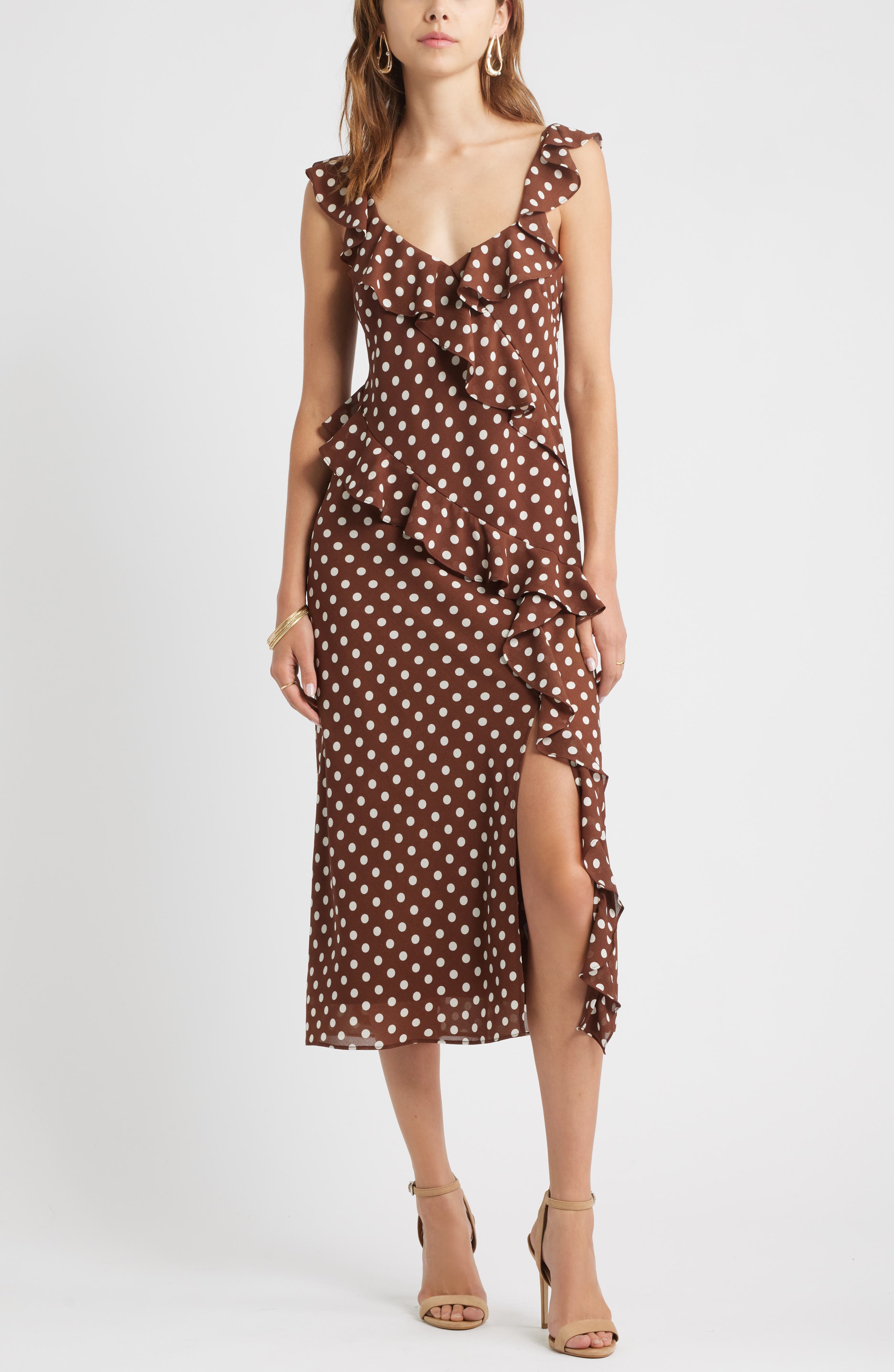 Ruffle Midi Dress