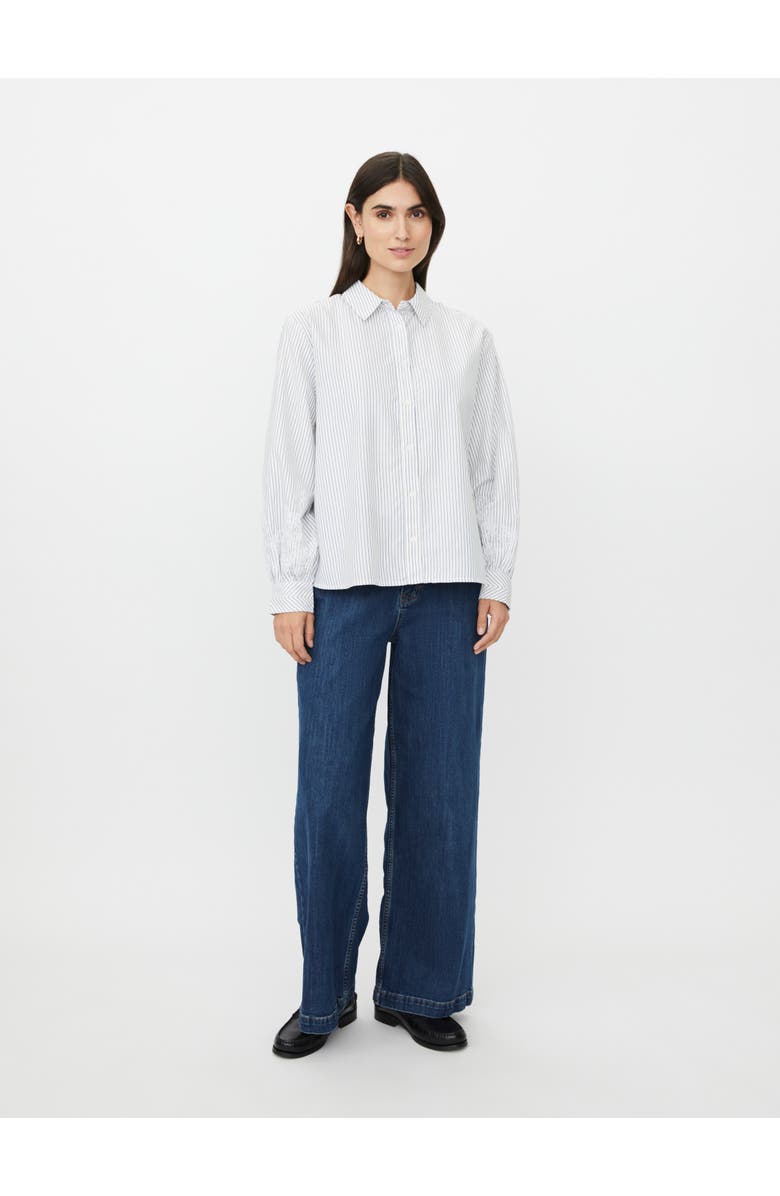 Masai Copenhagen MaIsavora Striped Shirt, Alternate, color, Jet Stream