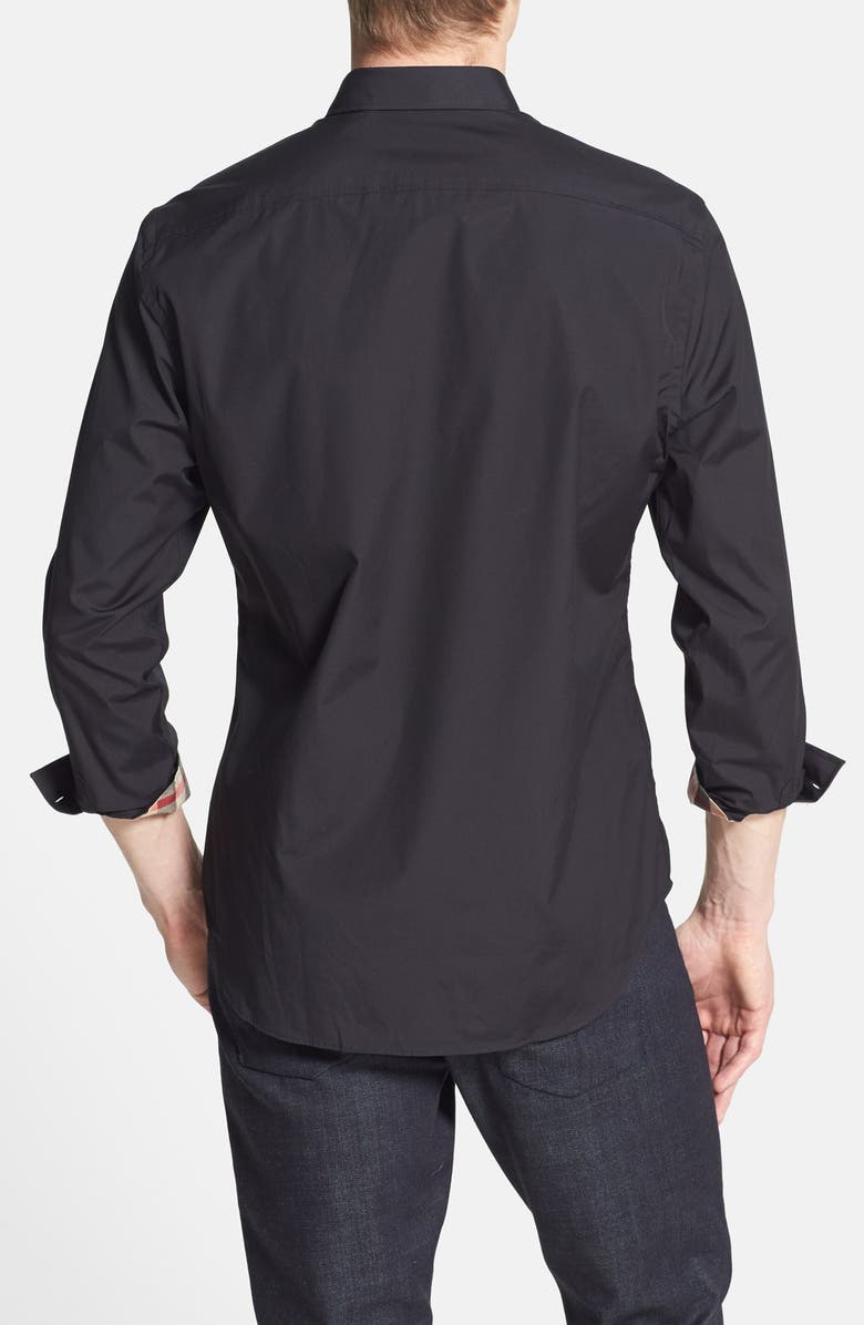 Burberry Brit 'Henry' Trim Fit Stretch Cotton Sport Shirt, Alternate, color, 