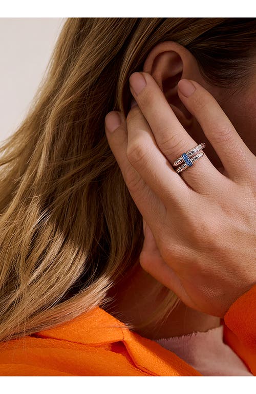 John Hardy Sterling Silver Sapphire Ring In Silver