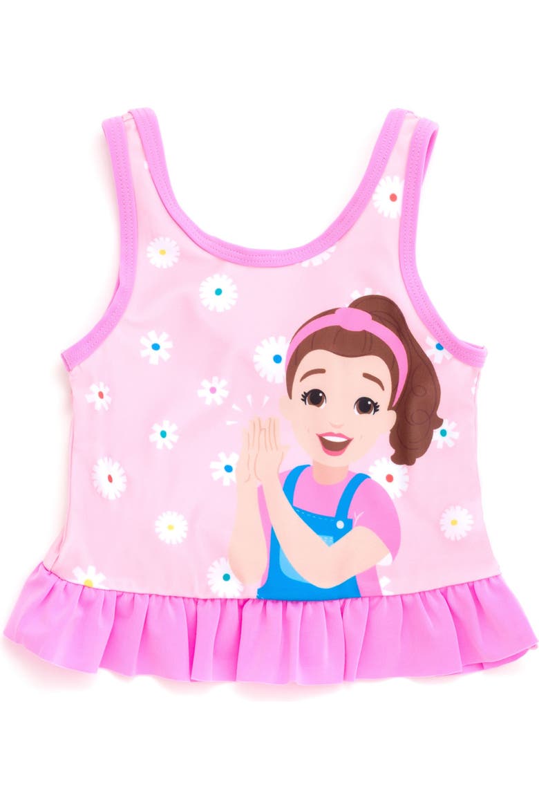 Swimwear 2-Piece Tankini and Bikini Bottom Set, Alternate, color, Ms Rachel Pink Daisy