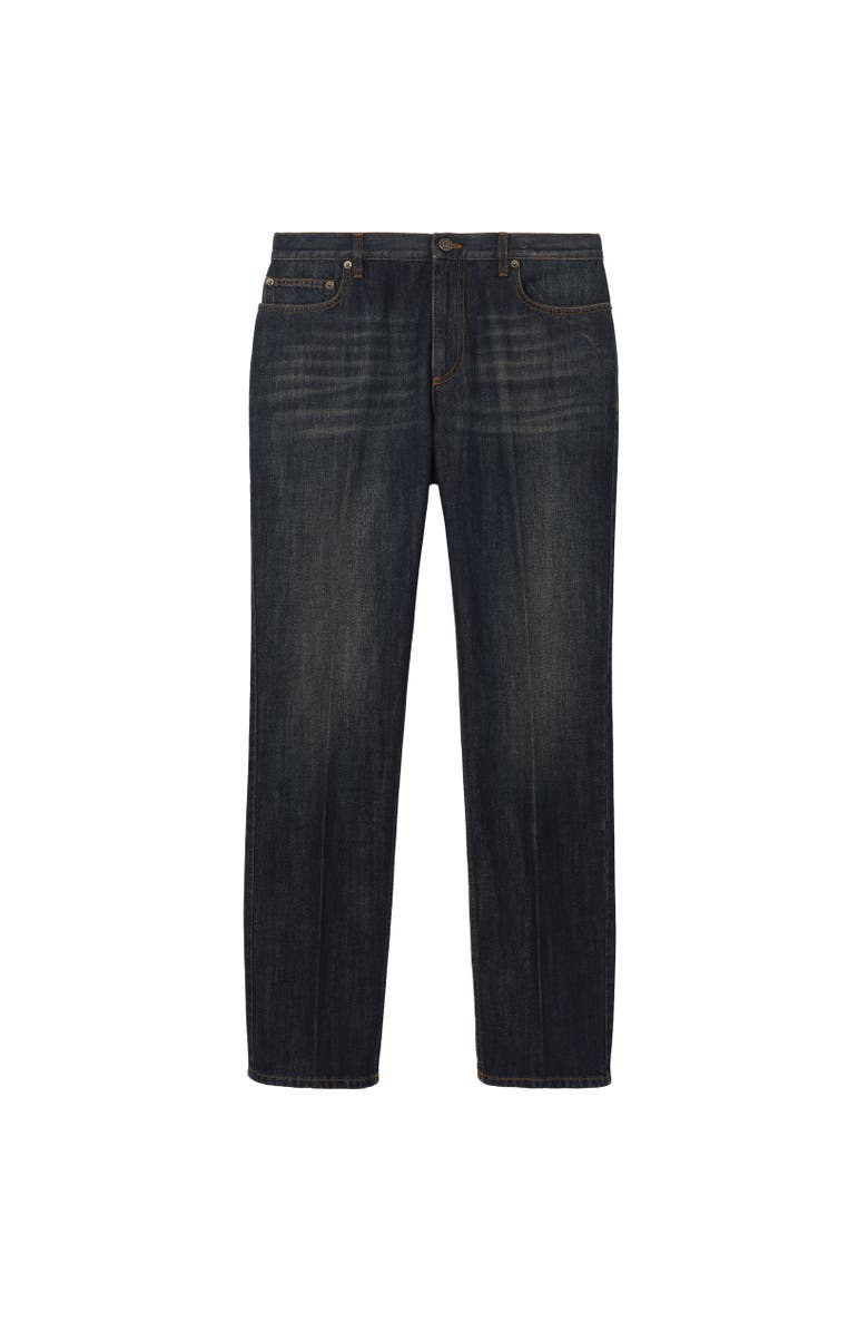 Burberry Slim Jeans, Alternate, color, Mid Blue