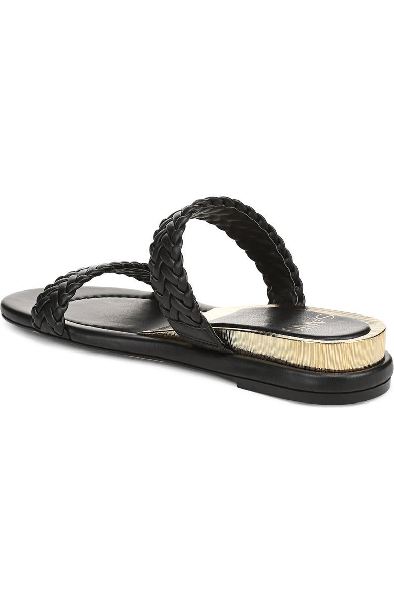 SARTO by Franco Sarto Maggie Two-Strap Wedge Sandal, Alternate, color, Black