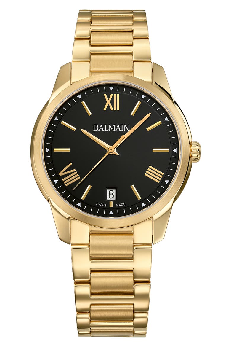 Madrigal Bracelet Watch, 40mm, Main, color, STAINLESS STEEL WITH YELLOW PV