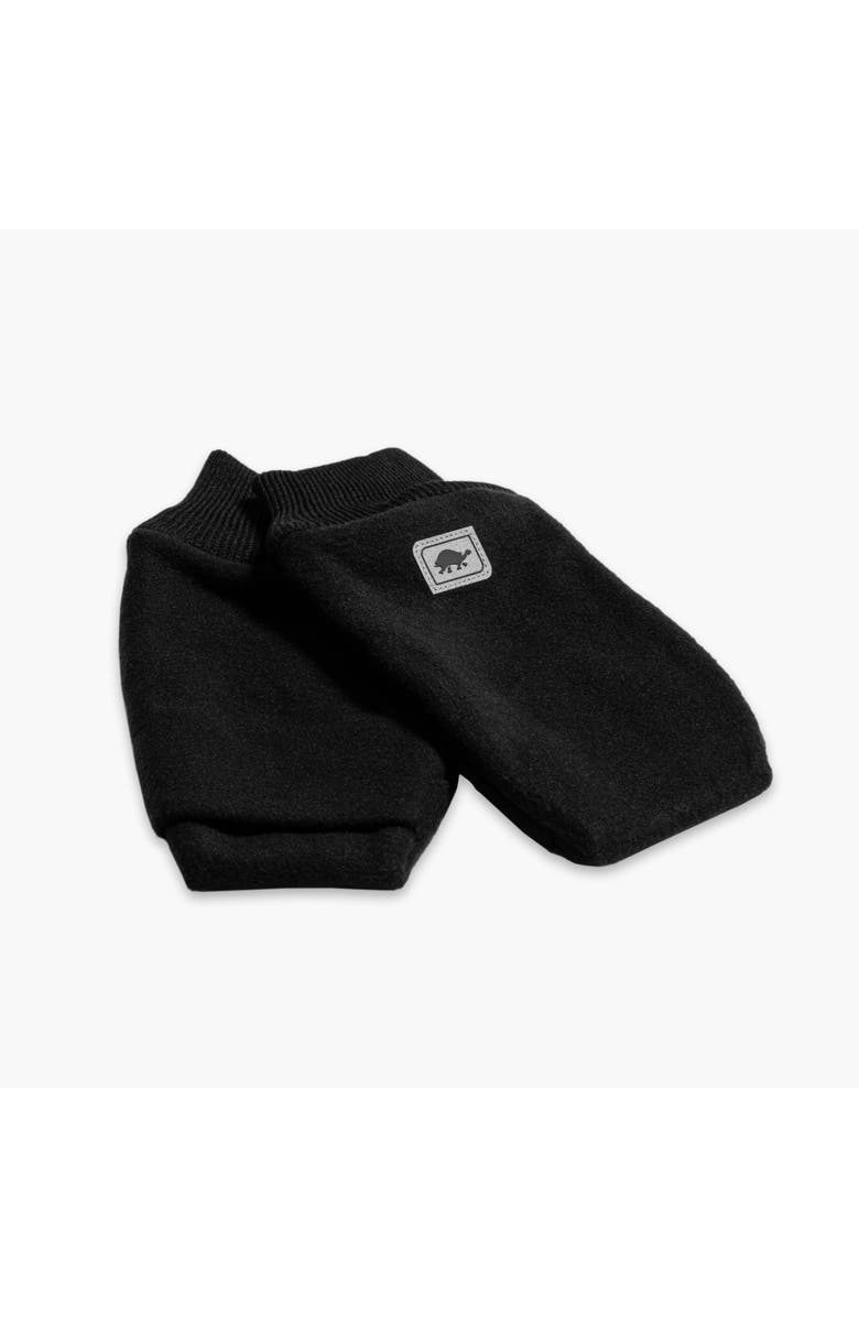 Turtle Fur Fleece Pull Up Golf Mittens, Alternate, color, Black