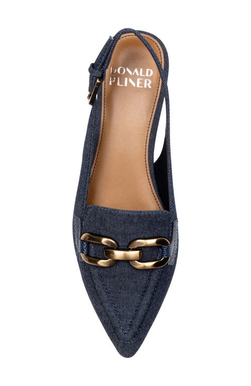 DONALD PLINER DONALD PLINER SLINGBACK CHAIN LOAFER