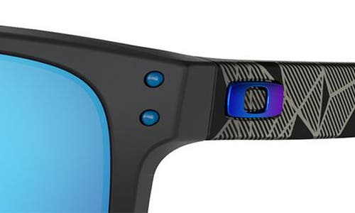 Oakley Holbrook™ 57mm Prizm™ Polarized Keyhole Sunglasses In Matte Black