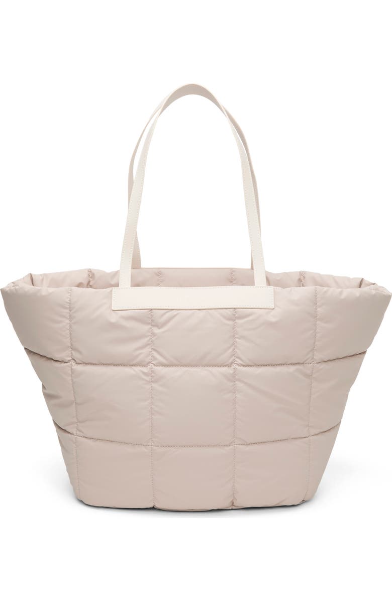 VeeCollective Porter Basque Recycled Nylon Tote, Main, color, Soft Taupe