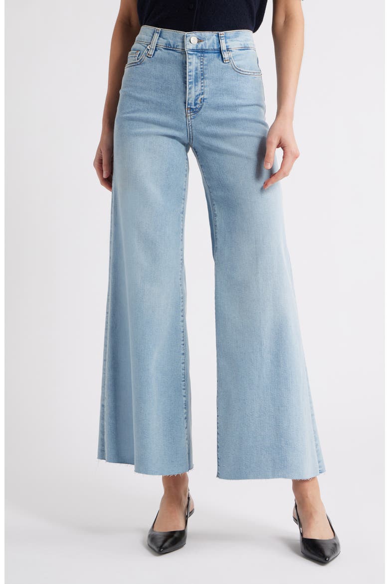 Le Palazzo Crop Wide Leg Jeans, Main, color, TRIBUTE RAW AFTER