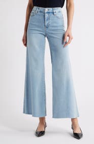 FRAME Le Palazzo Crop Wide Leg Jeans