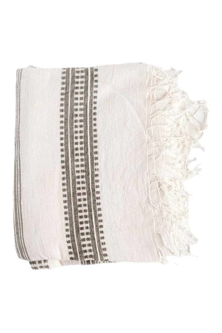 Aden Cotton Tablecloth, Main, color, Gray