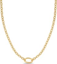 Bony Levy 14K Gold Oval Pendant Necklace