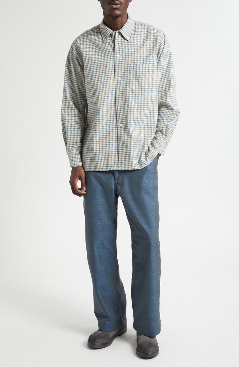 BEAMS MIL Iridescent Twill Pants, Alternate, color, Blue