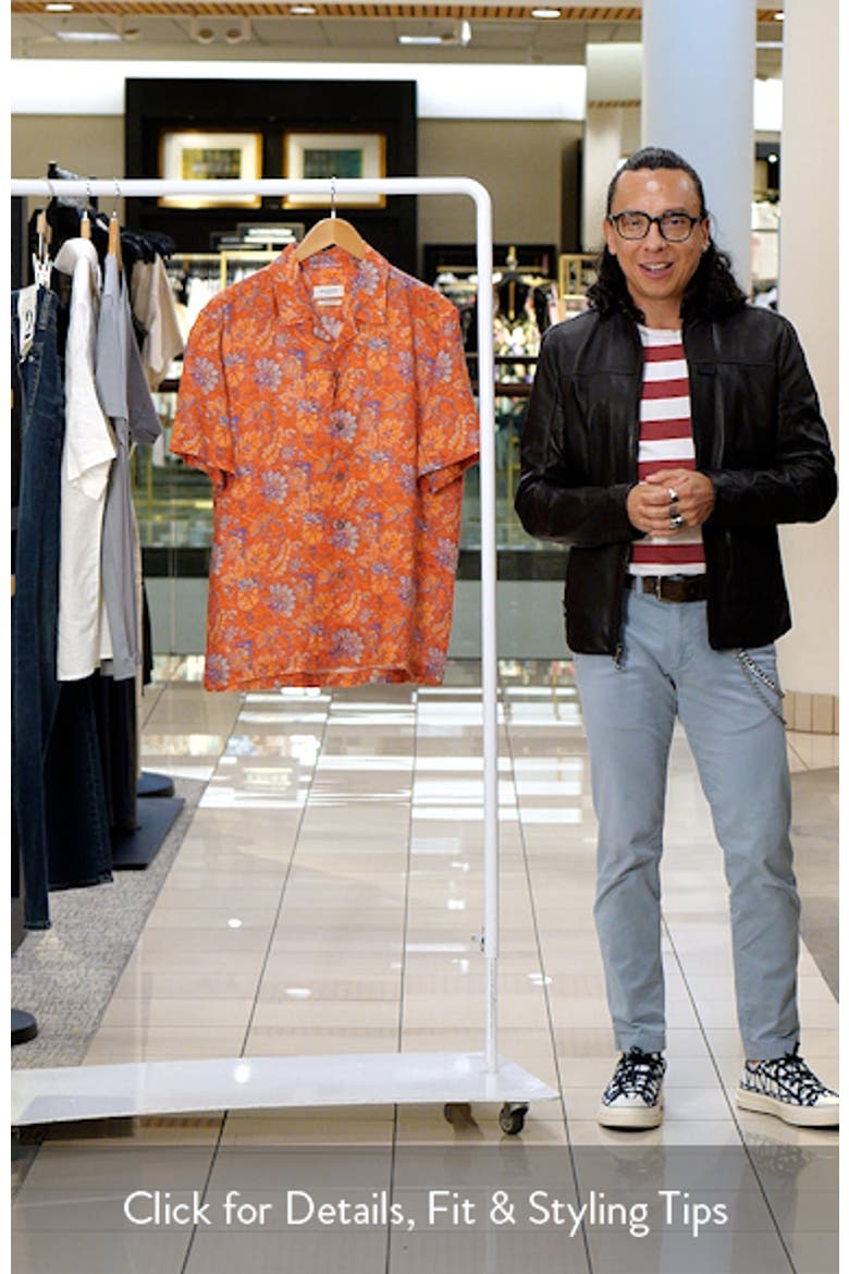 Jackson Floral Linen Camp Shirt video