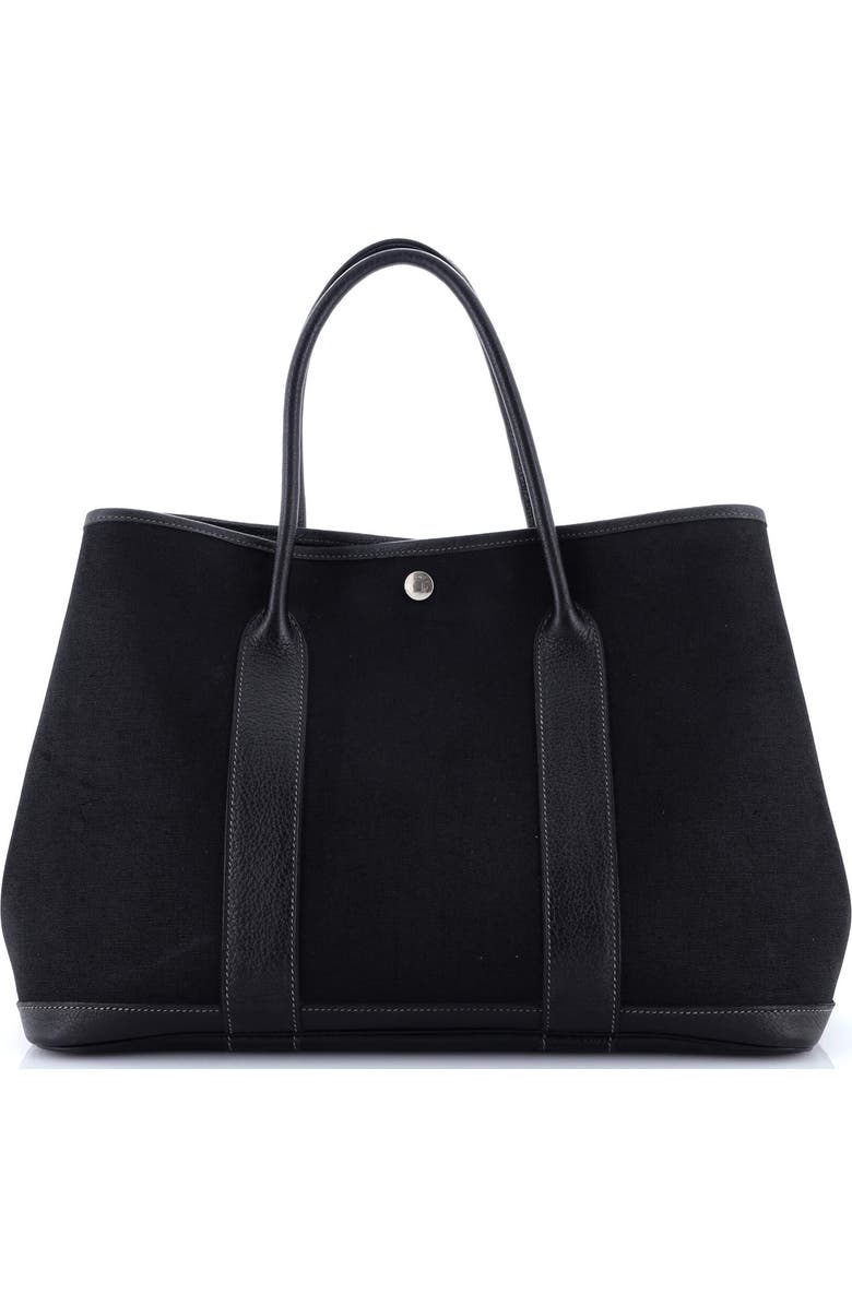 Pre-Owned Hermes Garden Party Tote Toile and Leather 36, Main, color,