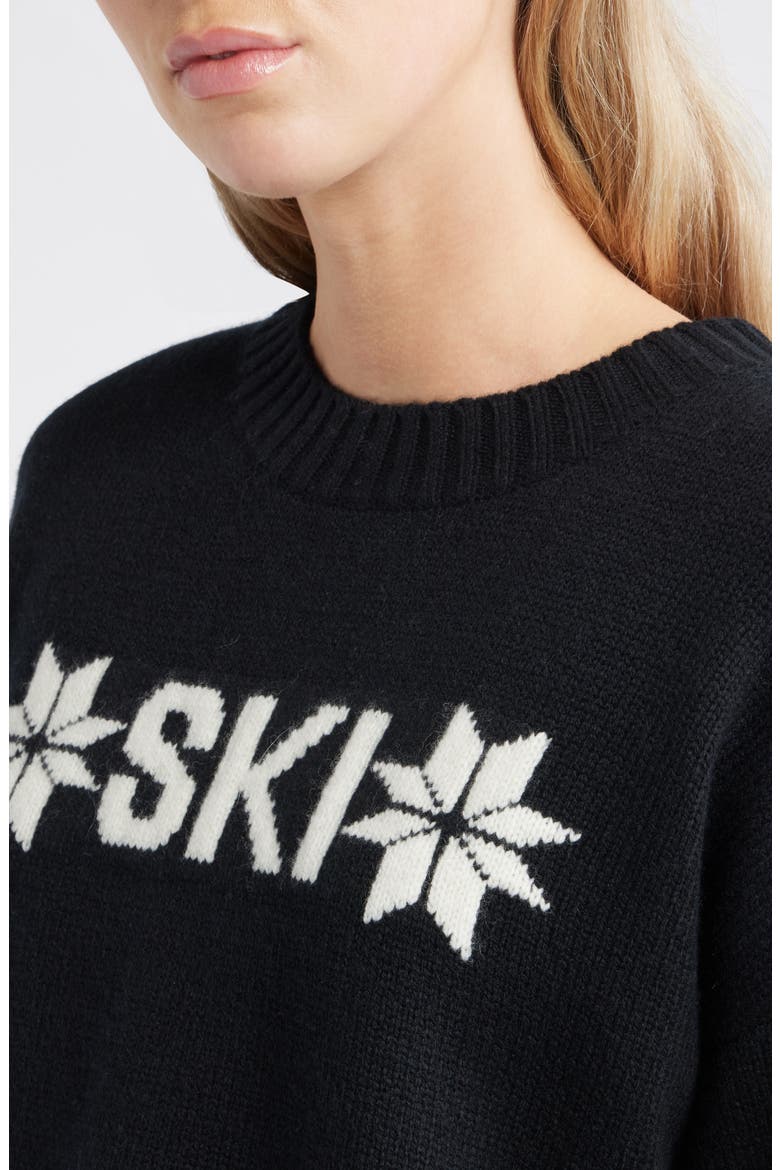 Bliss Ski Sweater, Alternate, color, BLACK