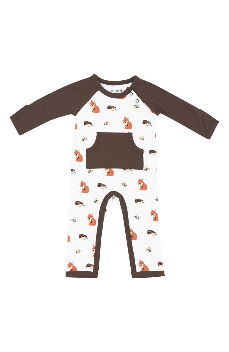Kyte BABY Sienna Woodland Romper, Main, color, Sienna Woodland