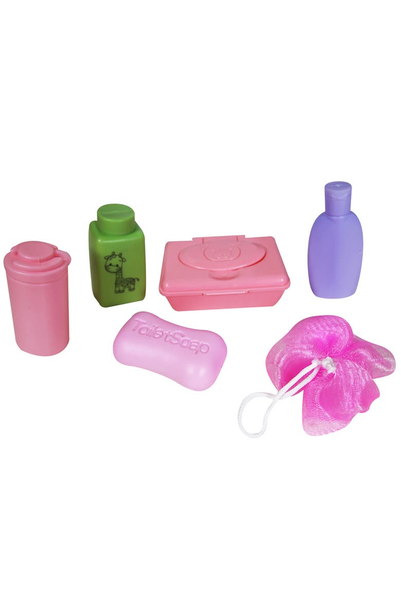 Lissi 12 Inch Baby Doll 16 Piece Playset Feeding & Care Accessories, Alternate, color, Multicolored