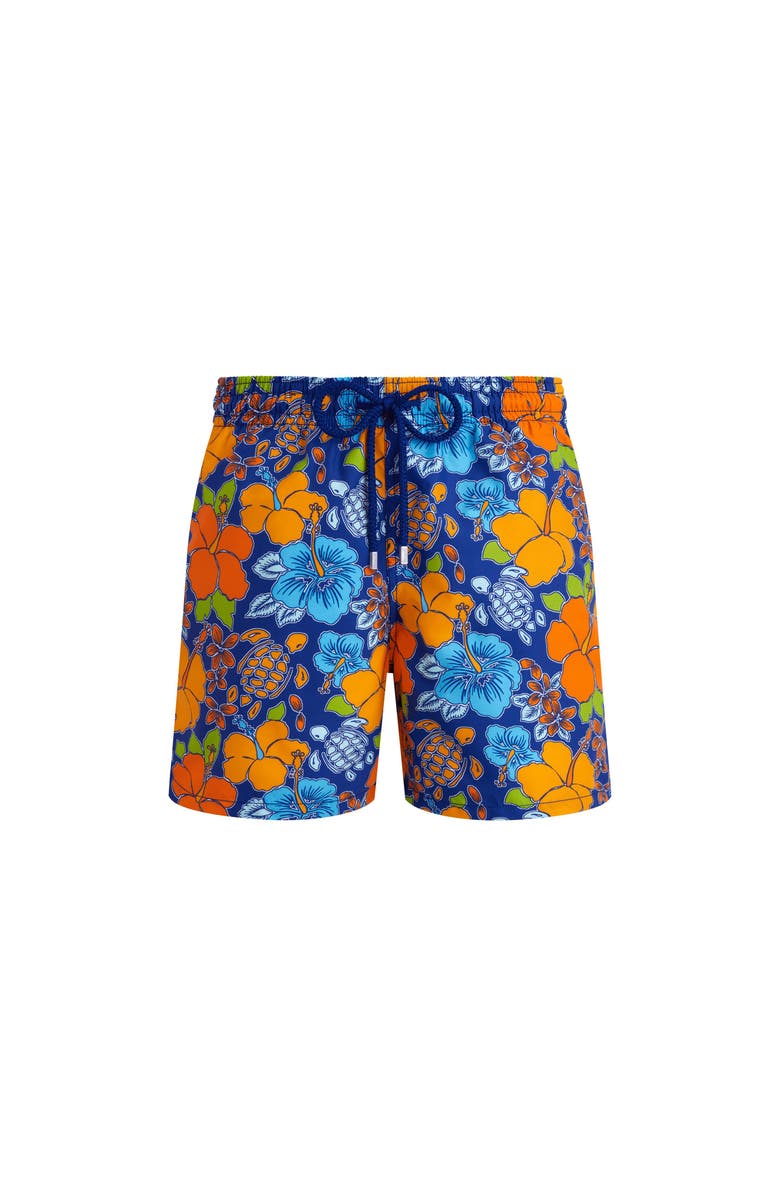 Vilebrequin Men's Tropical Turtle Swim Shorts, Main, color, Marrakech