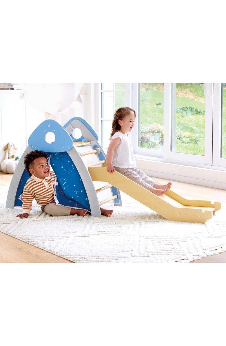 Hape 4-in-1 Climb & Slide Gym Play Set, Alternate, color, Multi