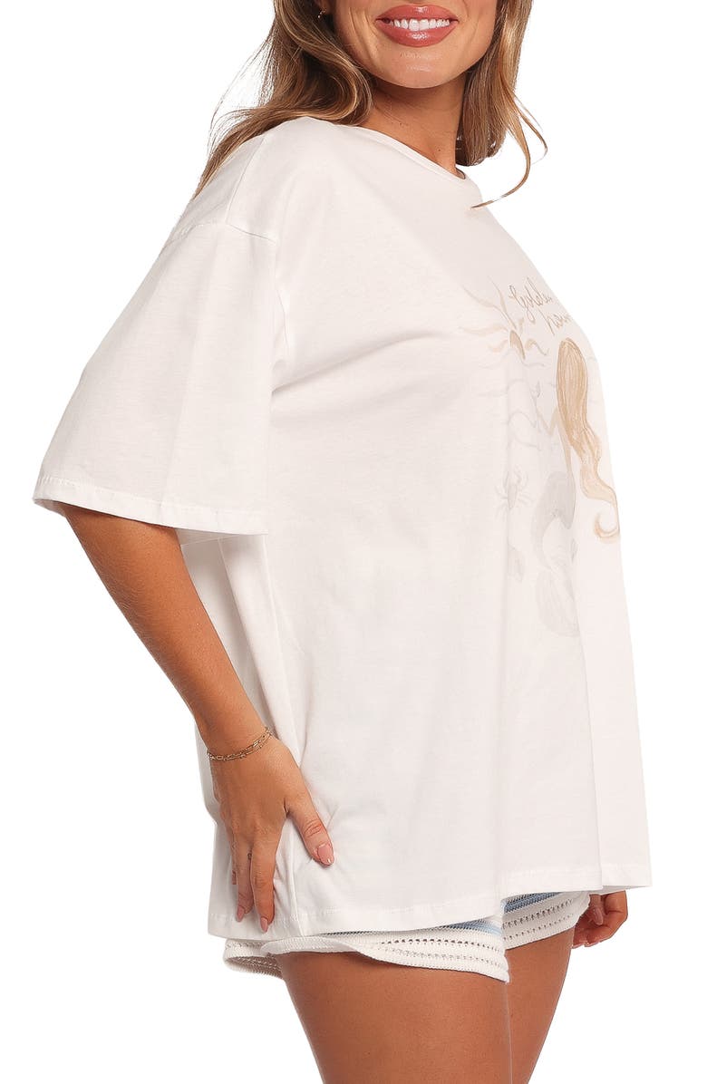 Petal & Pup Mia Oversize Cotton Graphic T-Shirt, Alternate, color, 