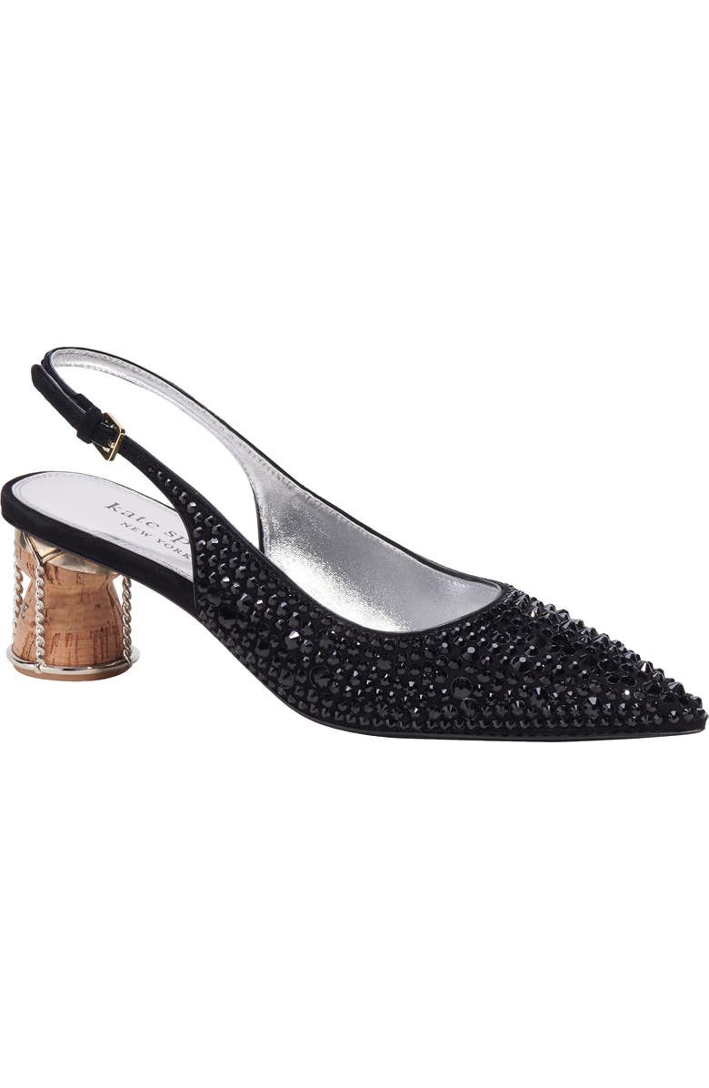 Kate Spade New York soiree crystal slingback pump, Main, color,