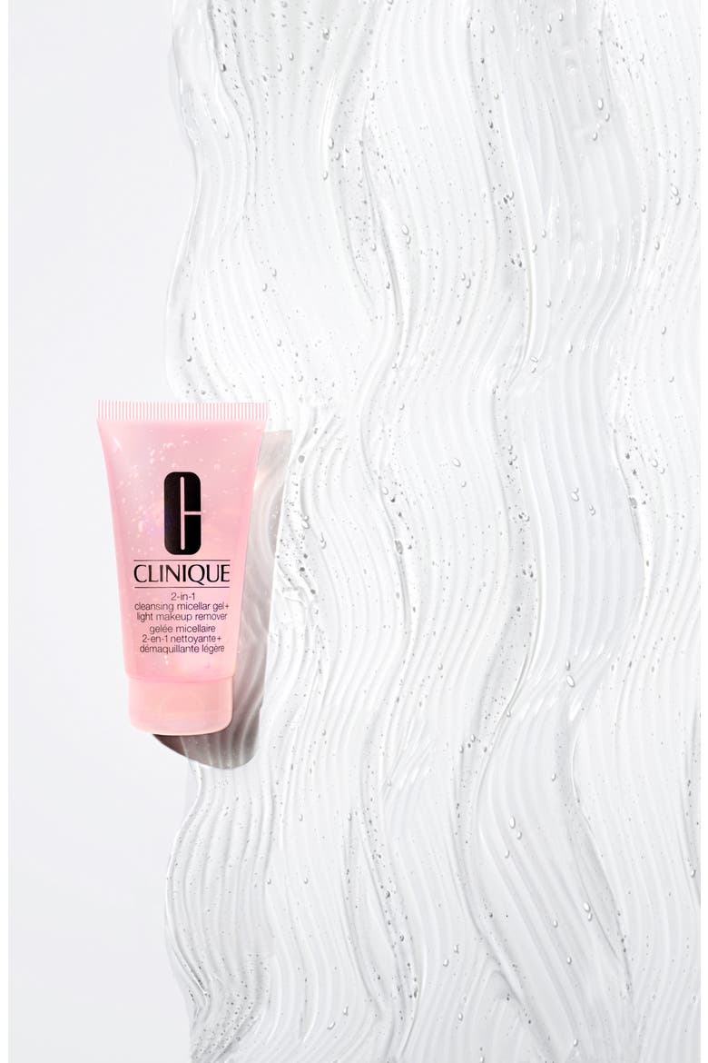 2-in-1 Cleansing Micellar Gel + Light Makeup Remover, Alternate, color, NO COLOR