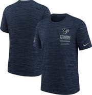 Nike Youth Nike Navy Houston Texans Sideline Velocity Dri-FIT T-Shirt