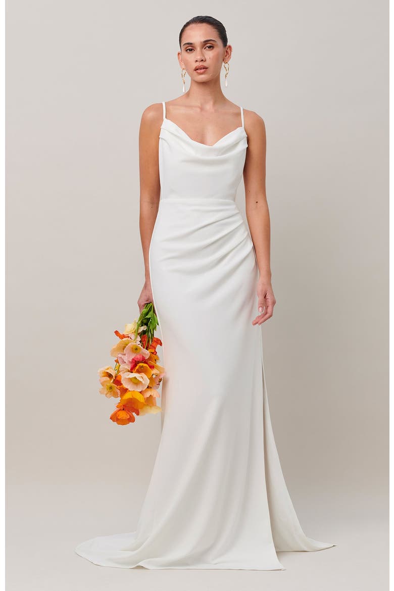 Araminta Gown, Alternate, color, White