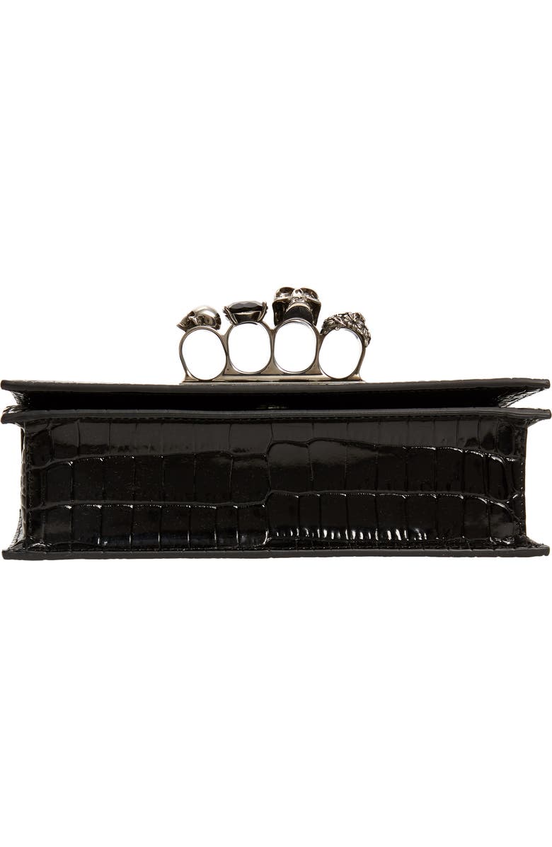 McQueen Alexander McQueen Jewelled Croc Embossed, Alternate, color,