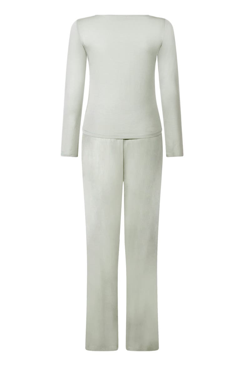Pajama Set, Alternate, color, Grey