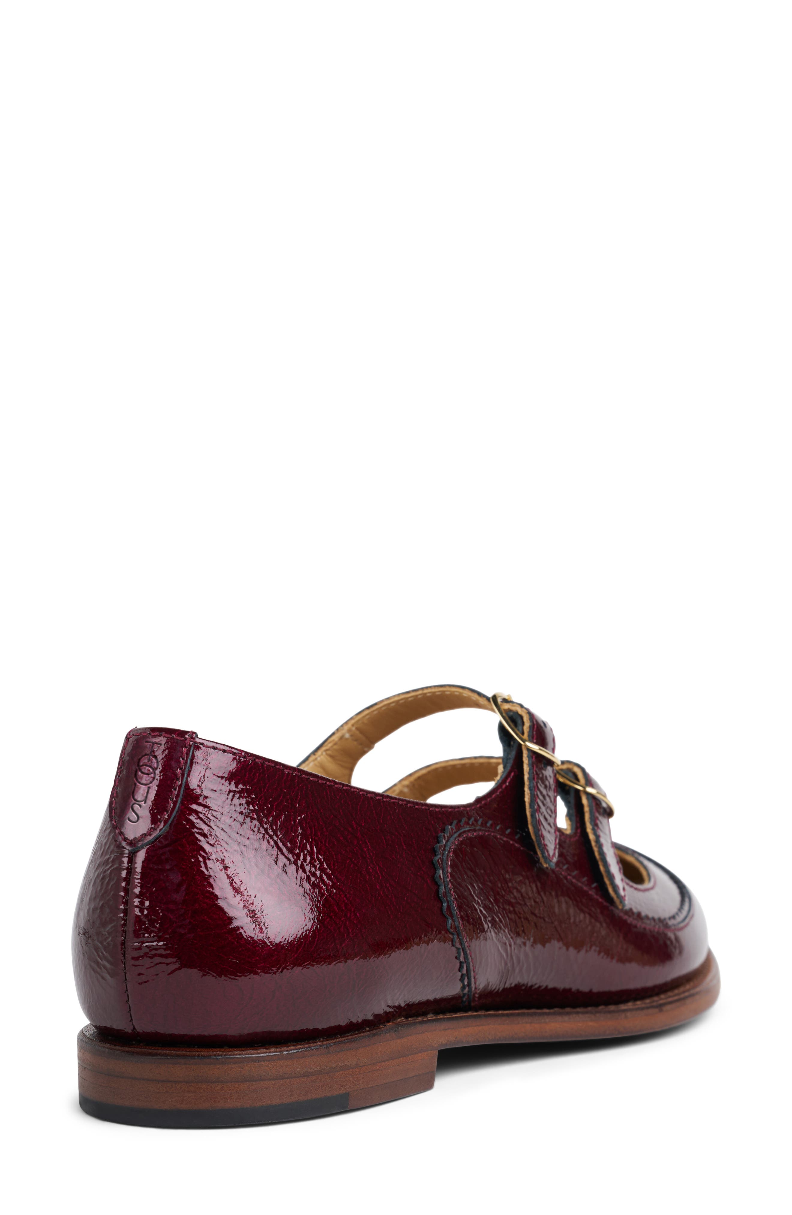 Miss Margo Mary Jane Flat, Alternate, color, DARK CHERRY