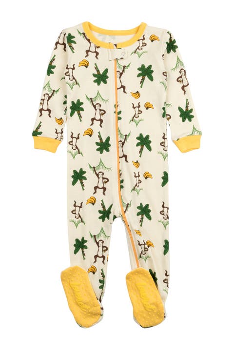 Kids Cotton Footed Printed Pajamas, Animal, Holiday & Fun Prints