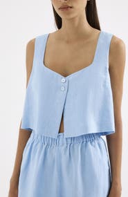 Nude Lucy Theo Linen Top